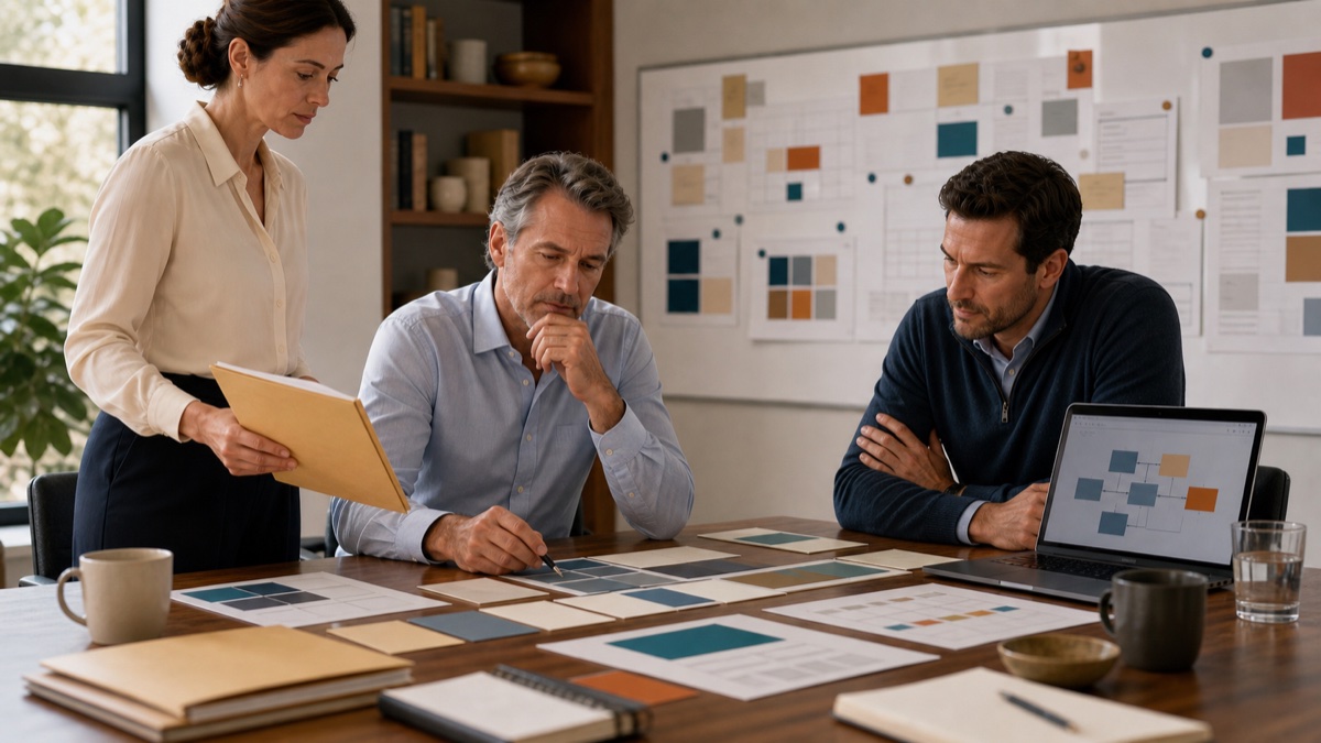 A business owner and team checking a private equity offer against authority and operating decisions.