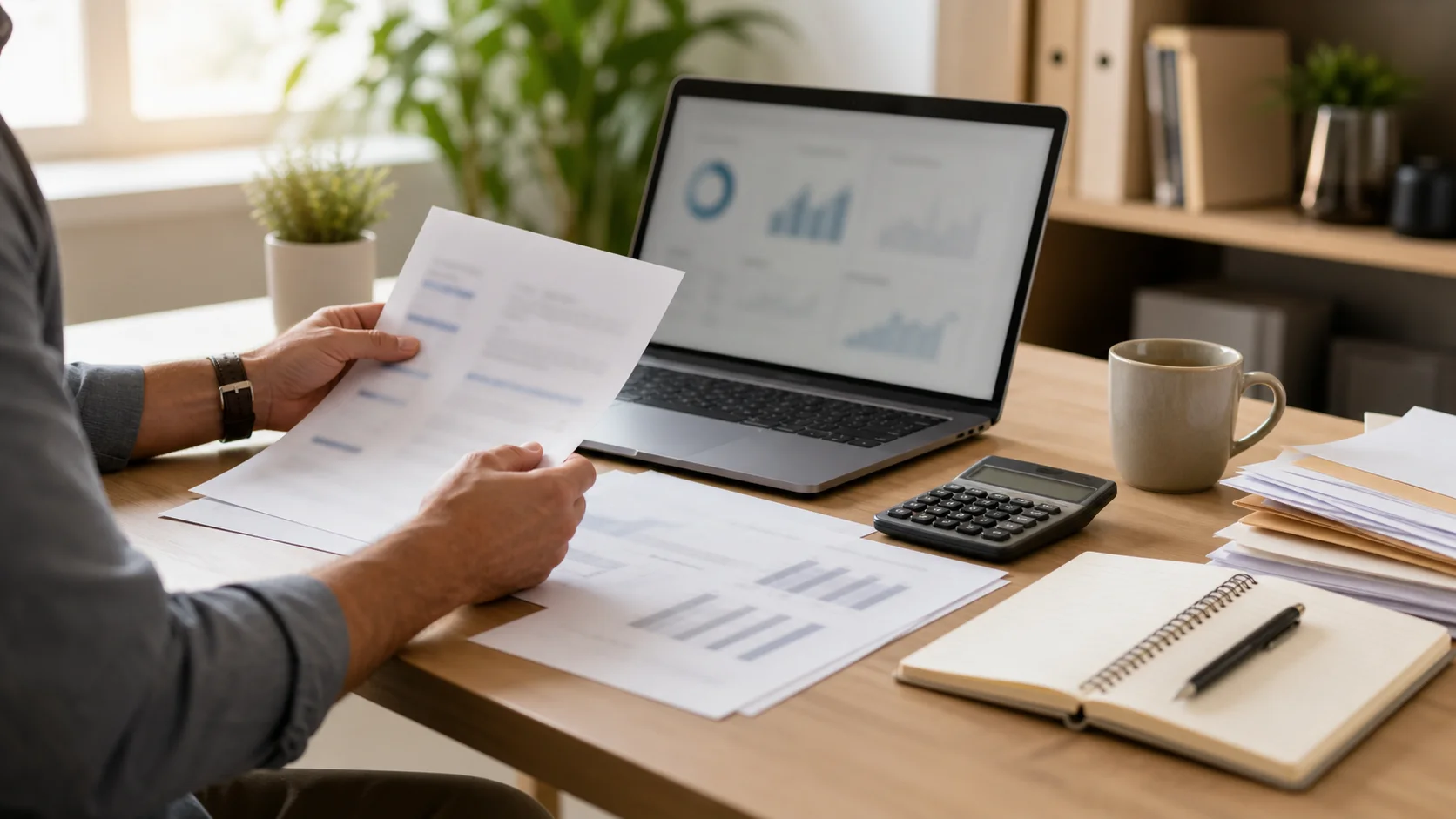 AI spend dashboard, invoices, result check, owner notes, and monthly P&L showing tool usage rising while revenue and owner load stay flat.