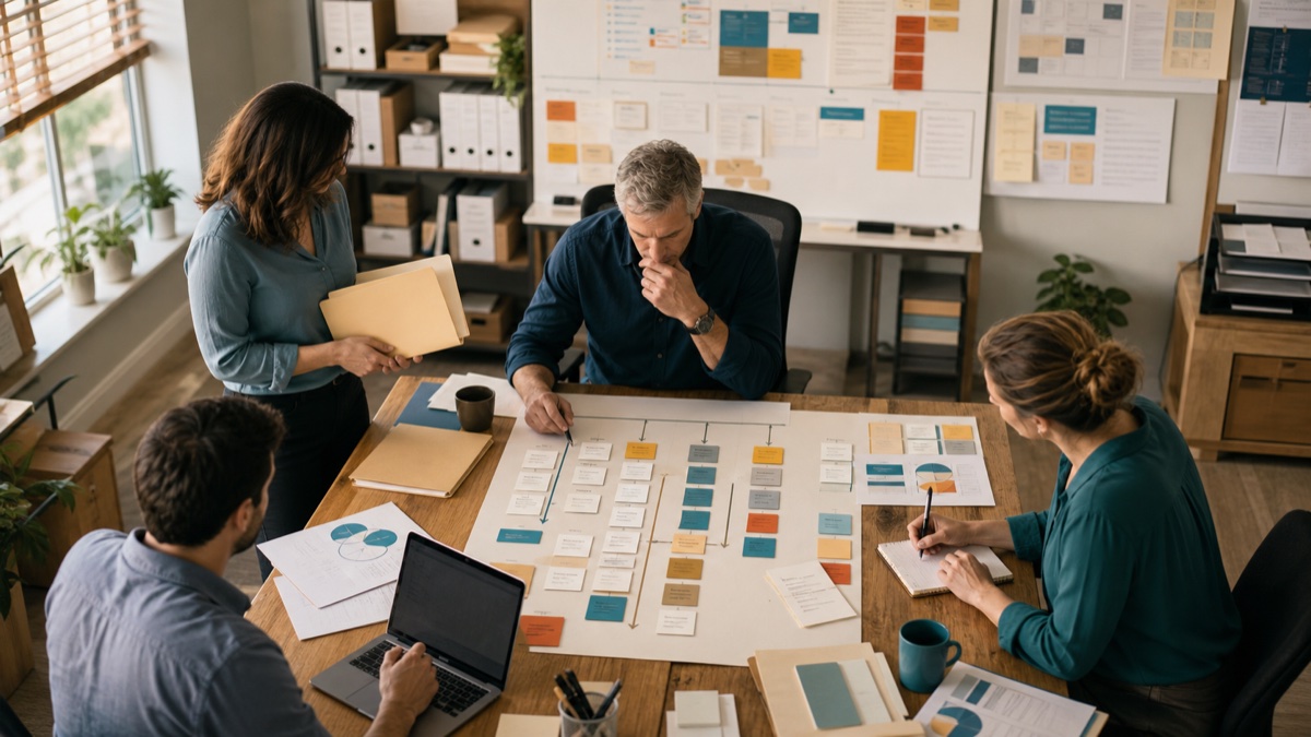 An anonymized owner-operated business team rebuilding systems, authority, and operating expectations.