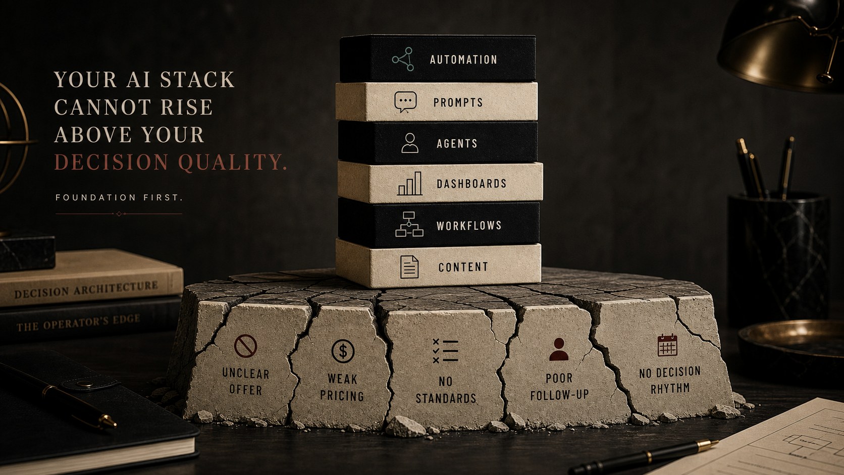 Preview image for Your AI Stack Cannot Rise Above Your Decision Quality.