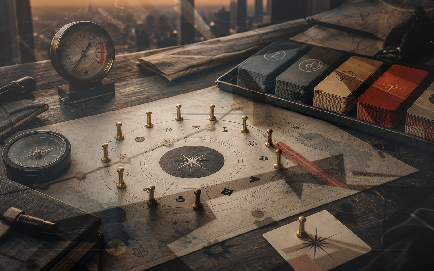 Business Pressure Map detail visual: business pressure classified before action.