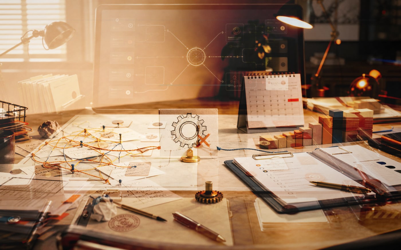 Chunk the Work Before AI Touches It visual: AI gives better results when the owner chunks the work by outcome, constraint, market contact, and next move before prompting. The AI mirrors fog with confidence.