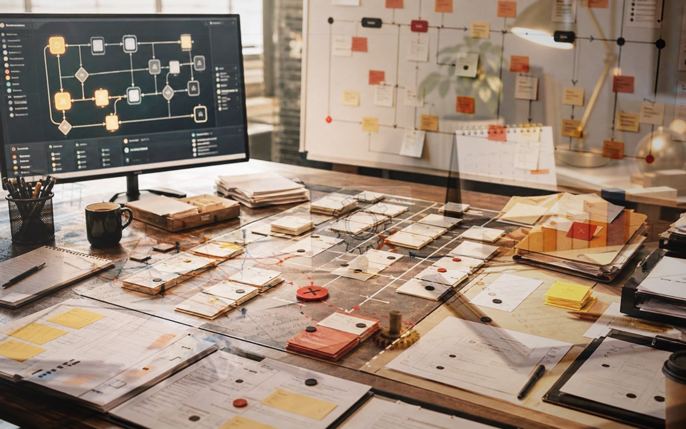 How to Break AI Planning Loops visual: AI can mirror prompts forever when the owner avoids market contact. Break the loop by chunking, exposing, and measuring one move. Days become prompt polish while competitors collect replies, objections, and money.