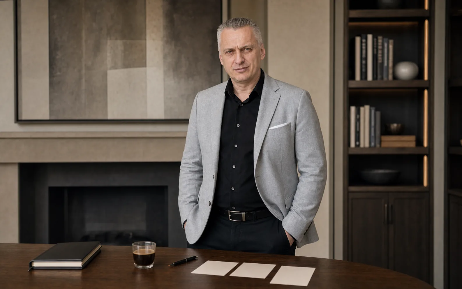 Stan Tscherenkow in a private corporate setting.